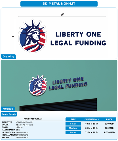 CUSTOM MOCKUP SIGN FOR Ryan Sassounian