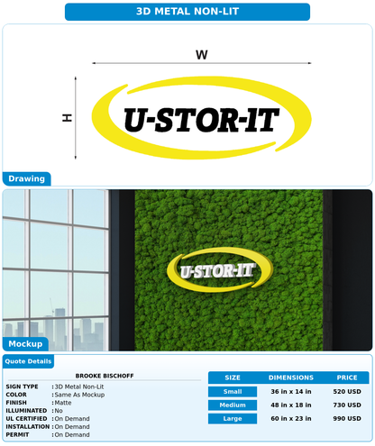 CUSTOM MOCKUP SIGN FOR Brooke Bischoff