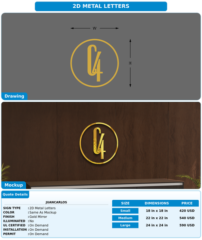 CUSTOM MOCKUP SIGN FOR JuanCarlos