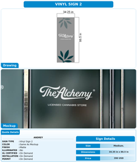 CUSTOM MOCKUP SIGN FOR Andrey