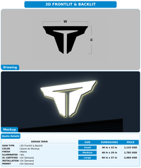 CUSTOM MOCKUP SIGN FOR Adrian tarin