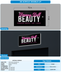 CUSTOM MOCKUP SIGN FOR Katisha Cornish