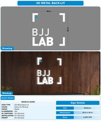 CUSTOM MOCKUP SIGN FOR Bradley Johns