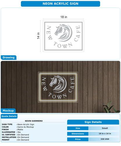CUSTOM MOCKUP SIGN FOR KEVIN GUERRERO