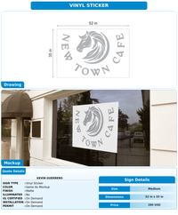 CUSTOM MOCKUP SIGN FOR KEVIN GUERRERO