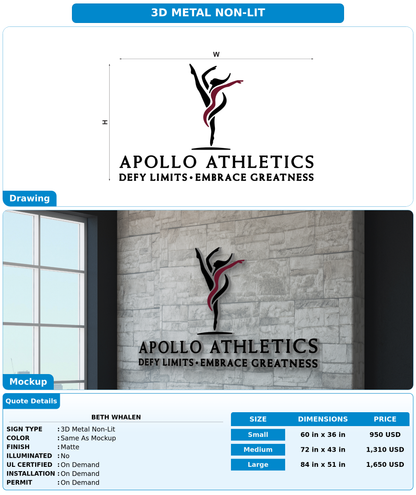 CUSTOM MOCKUP SIGN FOR Beth Whalen
