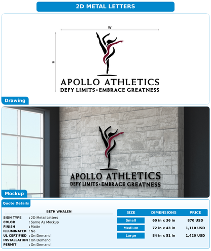 CUSTOM MOCKUP SIGN FOR Beth Whalen