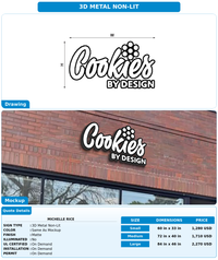CUSTOM MOCKUP SIGN FOR Michelle rice