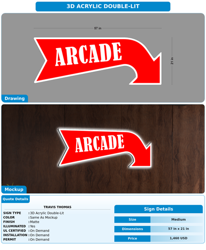 CUSTOM MOCKUP SIGN FOR Travis Thomas
