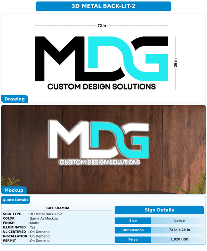 CUSTOM MOCKUP SIGN FOR Guy Shamua