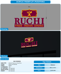 CUSTOM MOCKUP SIGN FOR Ravi Menneni