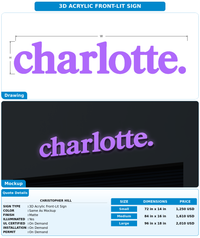CUSTOM MOCKUP SIGN FOR Christopher Hill