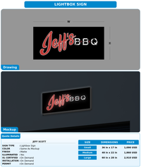 CUSTOM MOCKUP SIGN FOR Jeff Scott