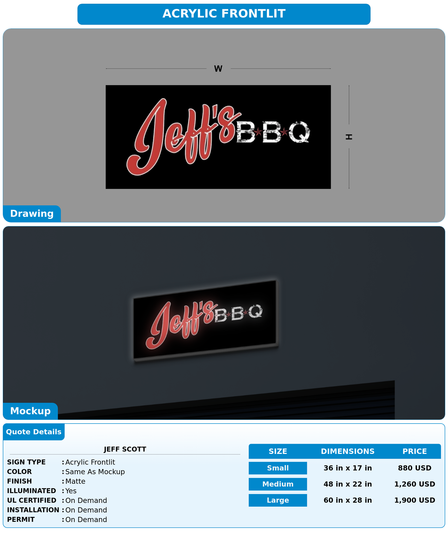 CUSTOM MOCKUP SIGN FOR Jeff Scott