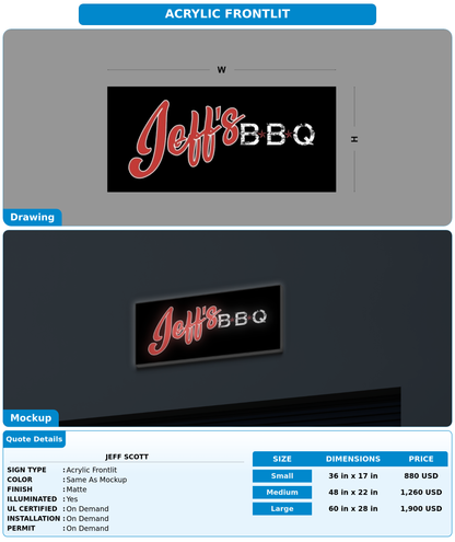 CUSTOM MOCKUP SIGN FOR Jeff Scott