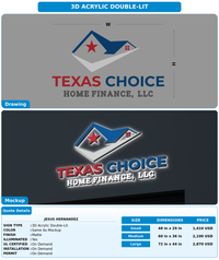 CUSTOM MOCKUP SIGN FOR Jesus Hernandez