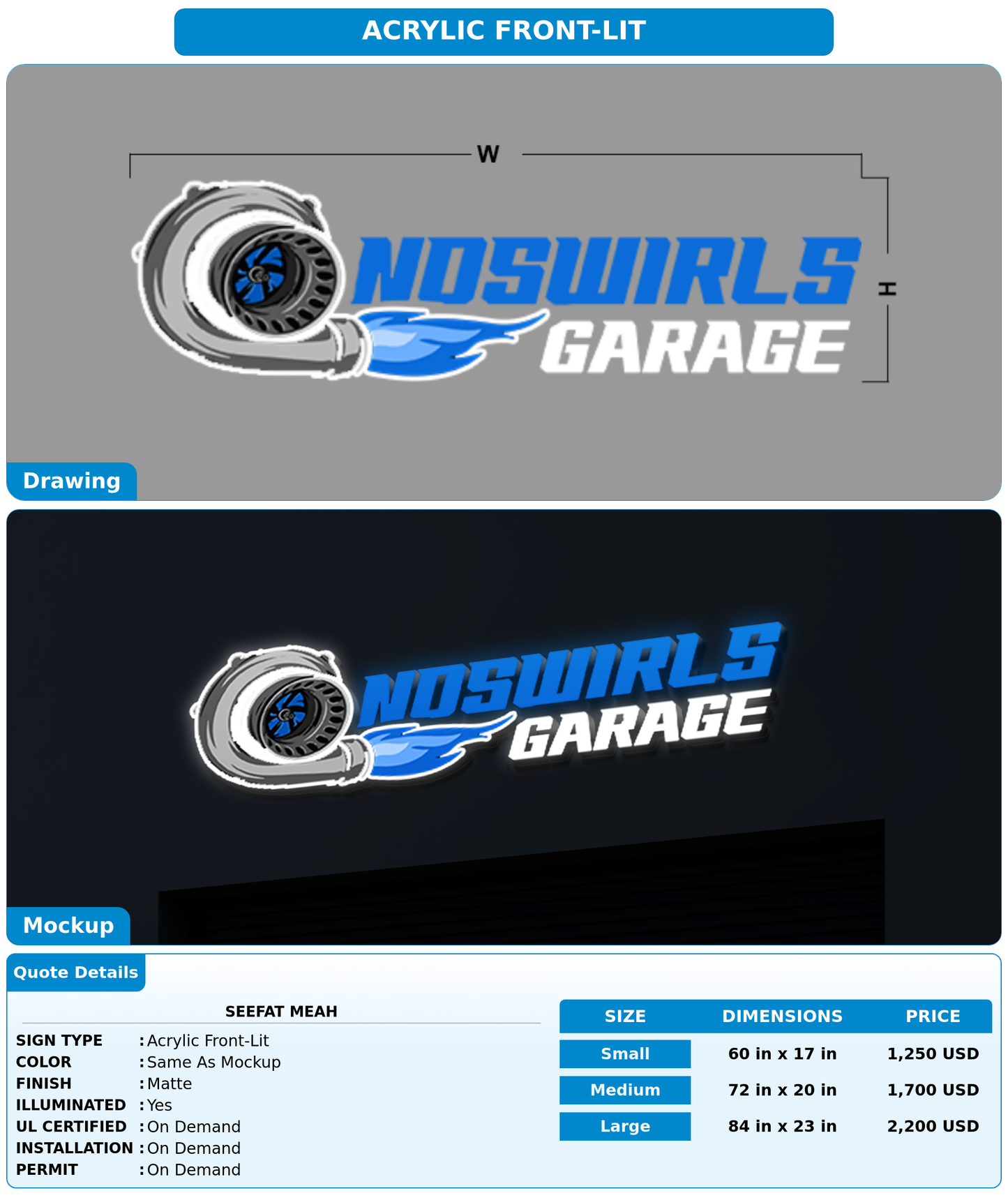 CUSTOM MOCKUP SIGN FOR Seefat meah