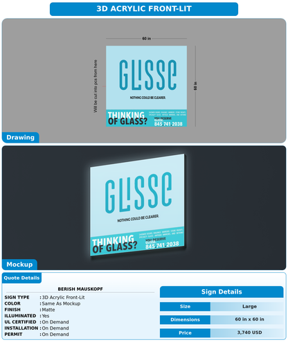 CUSTOM MOCKUP SIGN FOR Berish Mauskopf