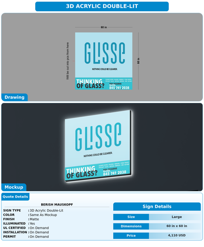 CUSTOM MOCKUP SIGN FOR Berish Mauskopf