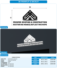 CUSTOM MOCKUP SIGN FOR Chance Pistole