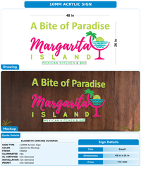 CUSTOM MOCKUP SIGN FOR Elizabeth Sanchez Oliveros