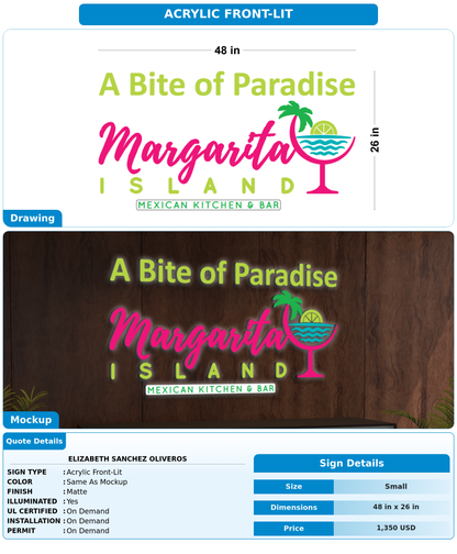 CUSTOM MOCKUP SIGN FOR Elizabeth Sanchez Oliveros