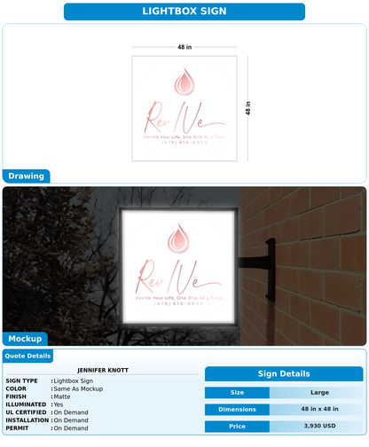 CUSTOM MOCKUP SIGN FOR Jennifer Knott