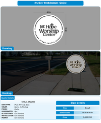 CUSTOM MOCKUP SIGN FOR Shelia Callins