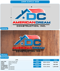 CUSTOM MOCKUP SIGN FOR Juan