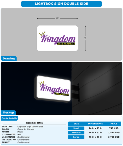 CUSTOM MOCKUP SIGN FOR Shekinah Mays