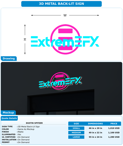 CUSTOM MOCKUP SIGN FOR Dustin Spitzer