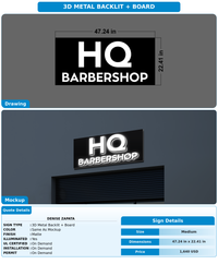 CUSTOM MOCKUP SIGN FOR Denise Zapata