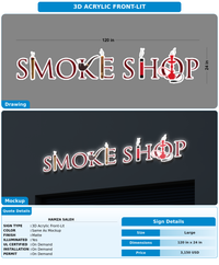 CUSTOM MOCKUP SIGN FOR Hamza saleh