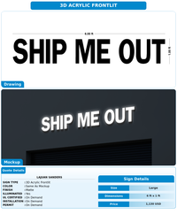50% Payment for CUSTOM MOCKUP SIGN FOR LaJuan Sanders