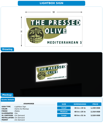 CUSTOM MOCKUP SIGN FOR Ayahmoreb