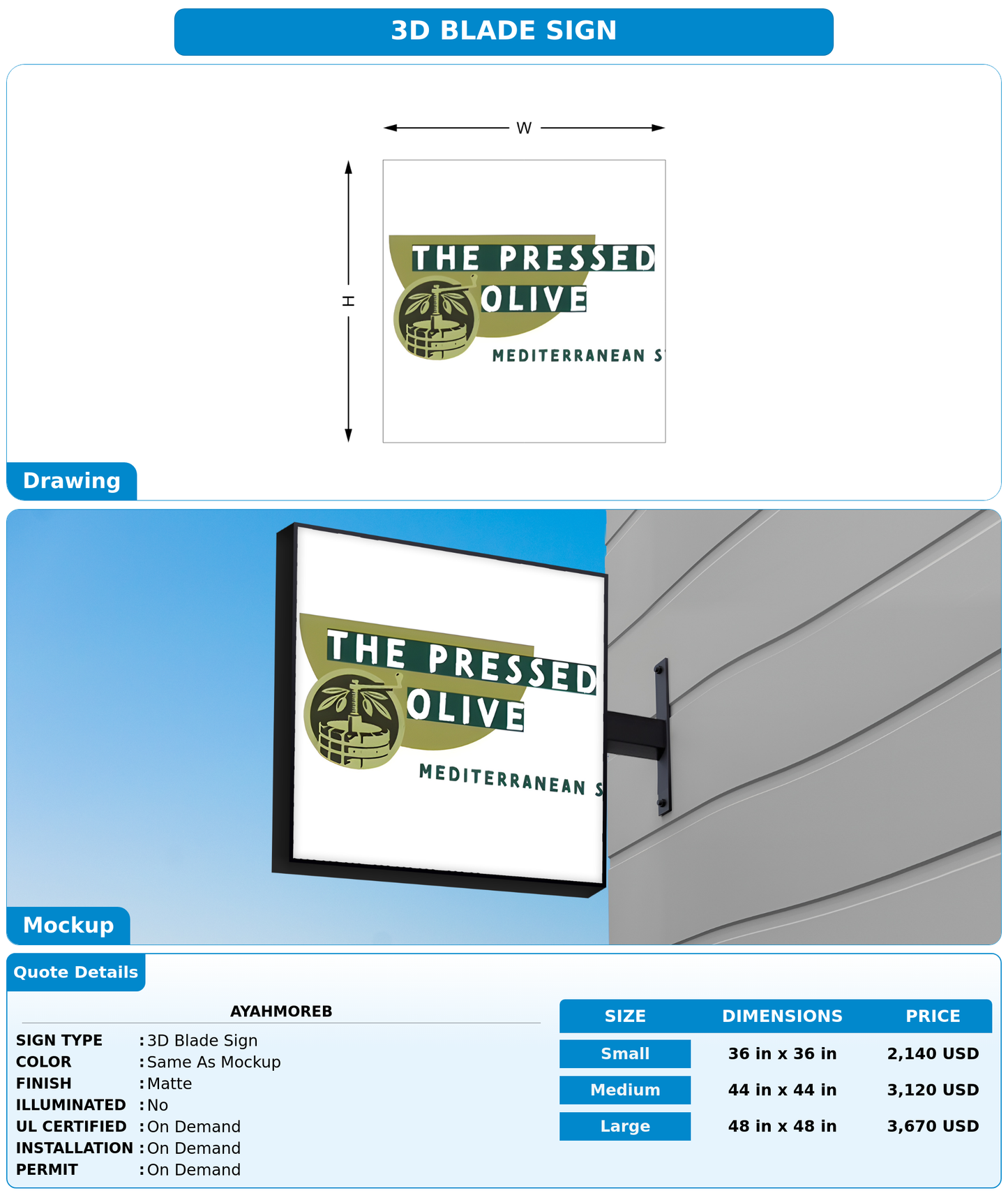 CUSTOM MOCKUP SIGN FOR Ayahmoreb