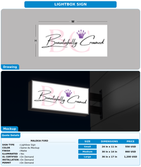 CUSTOM MOCKUP SIGN FOR Malekia Ford
