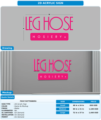 CUSTOM MOCKUP SIGN FOR feigy rottenberg