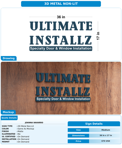 CUSTOM MOCKUP SIGN FOR Joanna Navarro