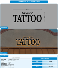 CUSTOM MOCKUP SIGN FOR Leon Matthews