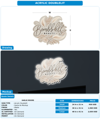 CUSTOM MOCKUP SIGN FOR Kaelie Moore