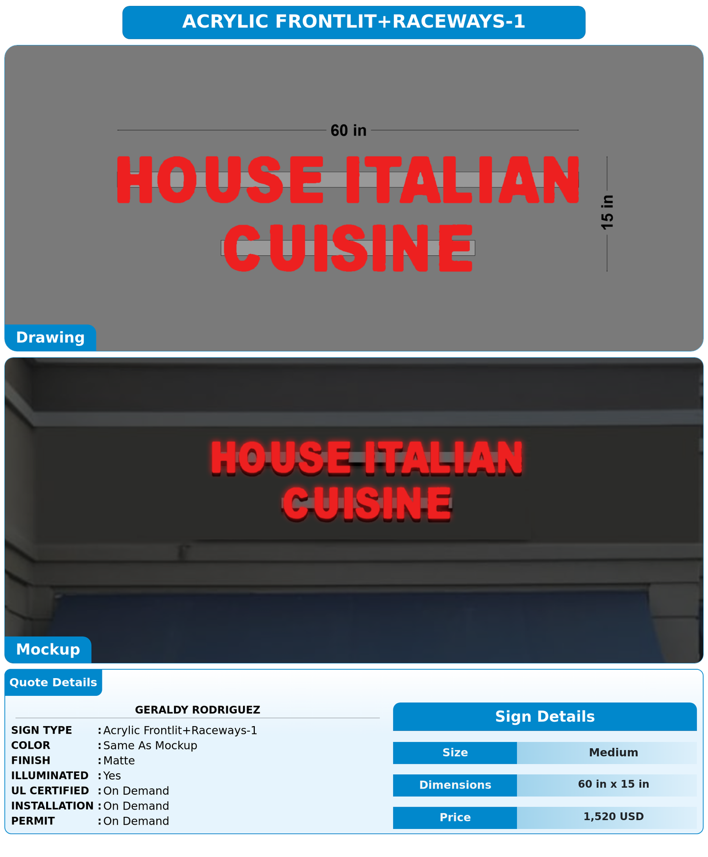 CUSTOM MOCKUP SIGN FOR Geraldy Rodriguez