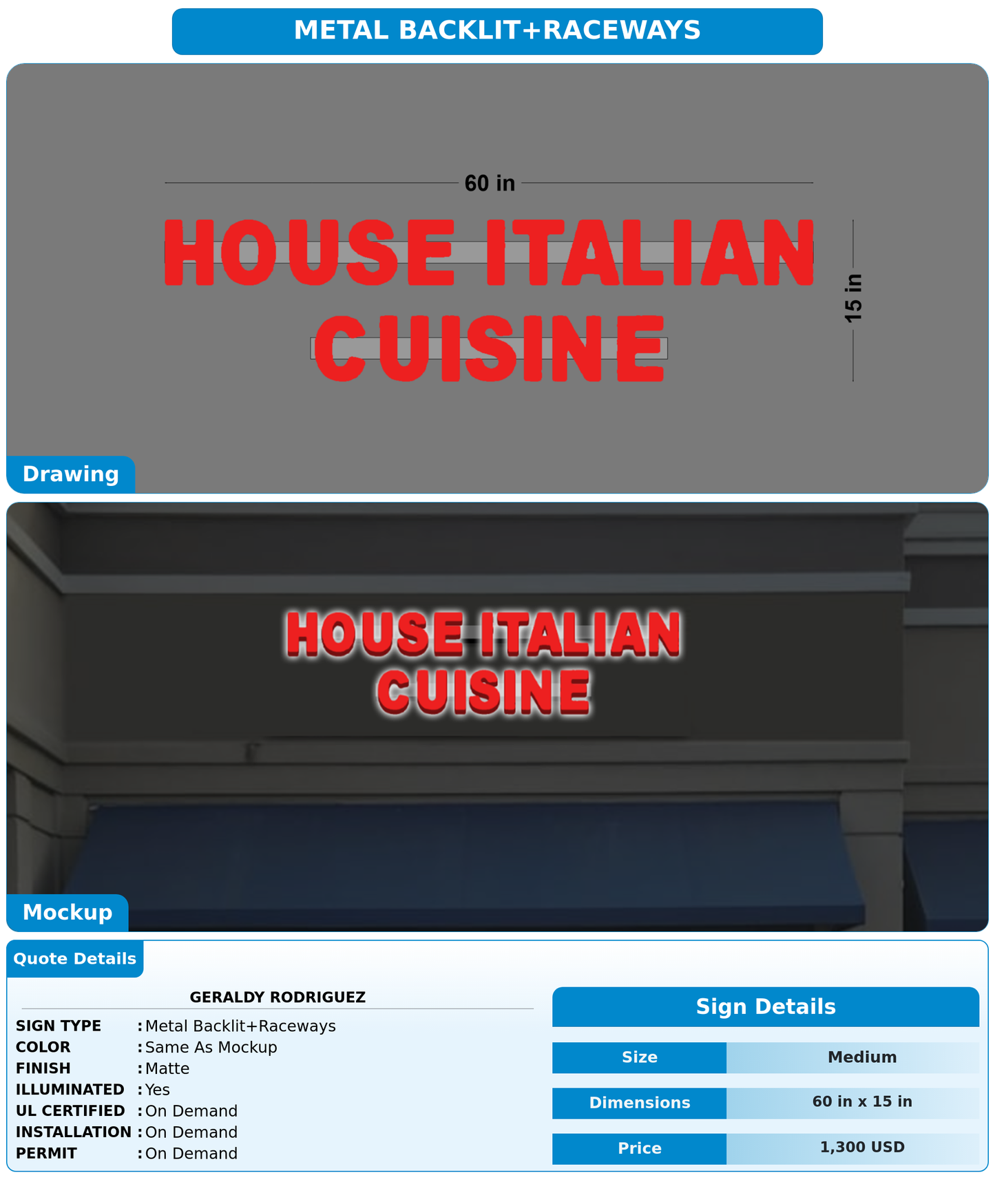 CUSTOM MOCKUP SIGN FOR Geraldy Rodriguez