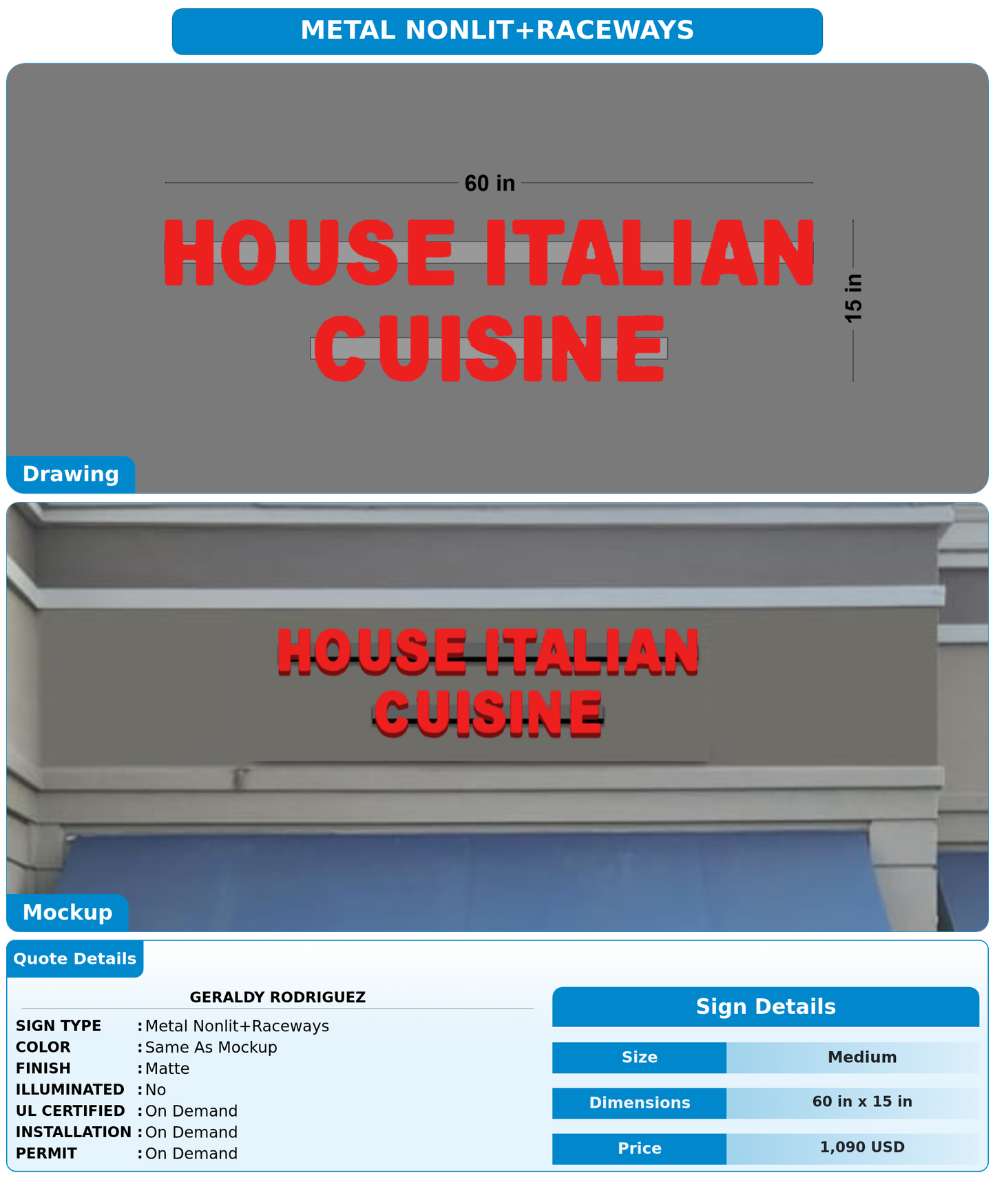 CUSTOM MOCKUP SIGN FOR Geraldy Rodriguez
