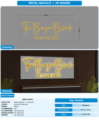 CUSTOM MOCKUP SIGN FOR James Davis