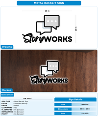CUSTOM MOCKUP SIGN FOR Tim Yates