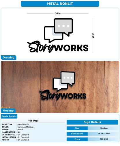 CUSTOM MOCKUP SIGN FOR Tim Yates