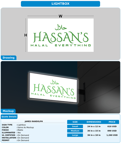 CUSTOM MOCKUP SIGN FOR James Randolph