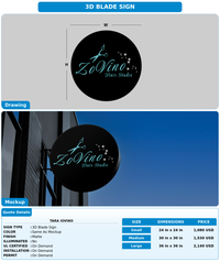 CUSTOM MOCKUP SIGN FOR Tara Iovino