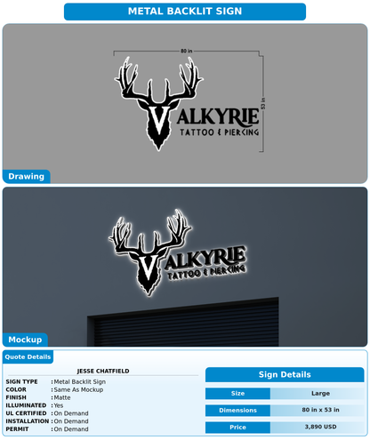 CUSTOM MOCKUP SIGN FOR Jesse Chatfield